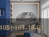 Детский шкаф FUSION с круглыми нишами и синим фасадом фото 8