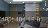 Детская мебель для подростка в сине-жёлтых тонах фото 8