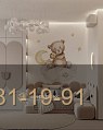 Детская спальня с мягкой кроватью и шкафом Little Star фото 7